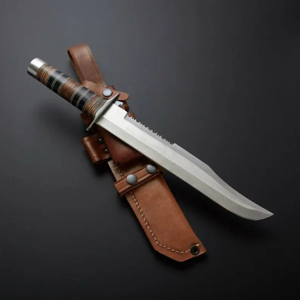 Custom Handmade Tool Steel Bowie Knife | High Cutting Edge | Fixed Blade